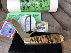 Napanoch Knife Co - Daniels Family Dixie Cock Lightning Wood Birds Eye Maple