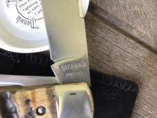 Napanoch Knife Co - Daniels Family Dixie Cock Lightning Wood Birds Eye Maple