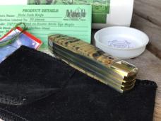 Napanoch Knife Co - Daniels Family Dixie Cock Lightning Wood Birds Eye Maple