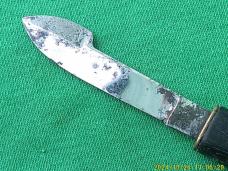 Zimmer Cutlery Co Ink Eraser Ebony handle