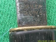 Zimmer Cutlery Co Ink Eraser Ebony handle
