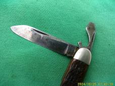 Kutmaster Utica NY Camp/Scout knife Bone