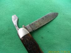 Kutmaster Utica NY Camp/Scout knife Bone