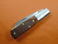 New York Knife Co Sawcut Antique Bone Barlow Knife By Cooper Cutlery Matteawan M1506ABSC USA Made 
