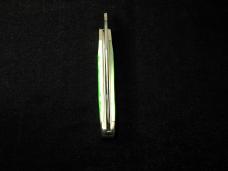 Case xx 2024 John Deere Bright Green Sawcut Bone Russlock Knife 15798 USA Made NIB 6153L SS
