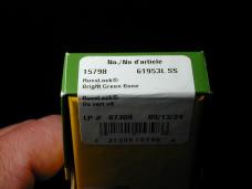Case xx 2024 John Deere Bright Green Sawcut Bone Russlock Knife 15798 USA Made NIB 6153L SS