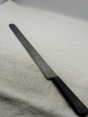 Vintage J Russell Co Bull Nose Green River Works Carving  Bread Knife
