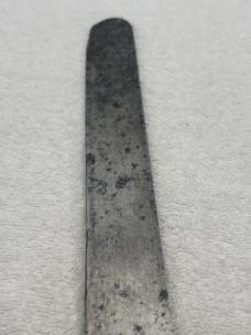 Vintage J Russell Co Bull Nose Green River Works Carving / Bread Knife