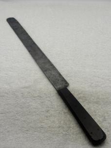 Vintage J Russell Co Bull Nose Green River Works Carving / Bread Knife