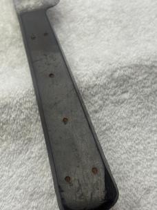 Vintage J Russell Co Bull Nose Green River Works Carving / Bread Knife
