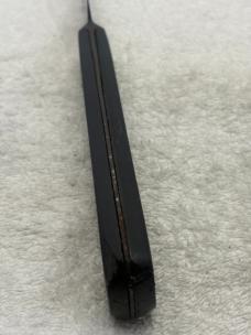Vintage J Russell Co Bull Nose Green River Works Carving / Bread Knife