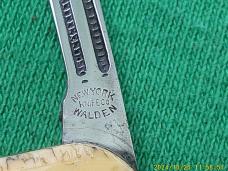 New York Knife Co Walden Pre- Hammer Brand