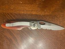 Col. Littleton Talon Pocketknife - Linerlock - Thumbhole - Partially Serrated Blade