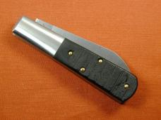 New York Knife Co Sawcut Ebony Wood Barlow Knife By Cooper Cutlery Matteawan M1506ESC USA Made NIB