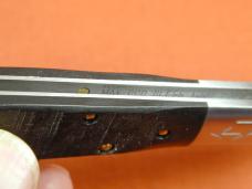 New York Knife Co Sawcut Ebony Wood Barlow Knife By Cooper Cutlery Matteawan M1506ESC USA Made NIB