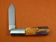 New York Knife Co Sawcut Antique Bone Barlow Knife Cooper Cutlery Matteawan M1506ABSC USA Made NMIB 