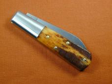 New York Knife Co Sawcut Antique Bone Barlow Knife Cooper Cutlery Matteawan M1506ABSC USA Made NMIB 