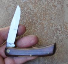 Kissing Crane Robt. Klaas Solingen Germany 2418XX 3 1/2" Sod Buster NOS Mint Hard Wood Handles