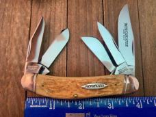 Winchester 5 Blade Sowbelly #5949 Honey Jigged Bone 1998 