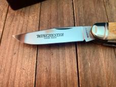 Winchester 5 Blade Sowbelly #5949 Honey Jigged Bone 1998 