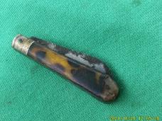 Genuine Tortoise Shell with Dancing Man Shield Unmarked