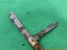 Genuine Tortoise Shell with Dancing Man Shield Unmarked