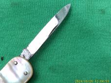 Pearl Abalone Knife  3 Blade