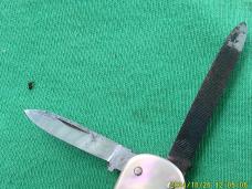 Pearl Abalone Knife  3 Blade