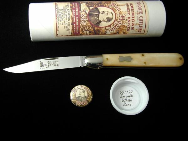 Great Eastern Cutlery GEC Smooth White Bone Ben Hogan 1865 Knife 1 of 538 NIT 651122 USA Made Great Eastern Cutlery GEC Smooth White Bone Ben Hogan 1865 Knife 1 of 538 NIT 651122 USA Made
