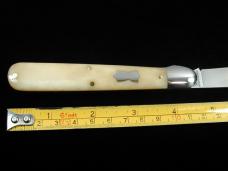 Great Eastern Cutlery GEC Smooth White Bone Ben Hogan 1865 Knife 1 of 538 NIT 651122 USA Made