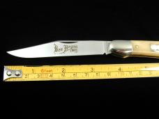 Great Eastern Cutlery GEC Smooth White Bone Ben Hogan 1865 Knife 1 of 538 NIT 651122 USA Made