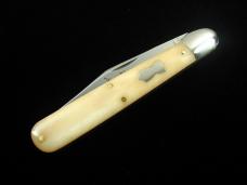 Great Eastern Cutlery GEC Smooth White Bone Ben Hogan 1865 Knife 1 of 538 NIT 651122 USA Made