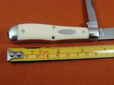 Great Eastern Cutlery GEC Ivory Linen Micarta Eureka Jack Knife 922225 Made In USA
