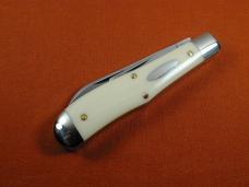 Great Eastern Cutlery GEC Ivory Linen Micarta Eureka Jack Knife 922225 Made In USA