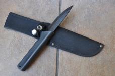 Parker Cut. Co. Japan Fixed Blade 9" OAL Mint Black Mirror Ceramic Coated Blade Original Sheath