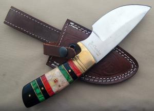 Ivoryman's Cherokee Stone Works River Canyon Bowie Fixed-Blade, 9.000" In Excellent Condition (HG)