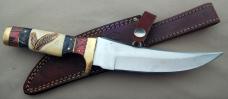 Ivoryman's Chipaway Eagle Feather Bowie #CW-2147WB/F Fixed-Blade, 12.000" Excellent Condition (HF)