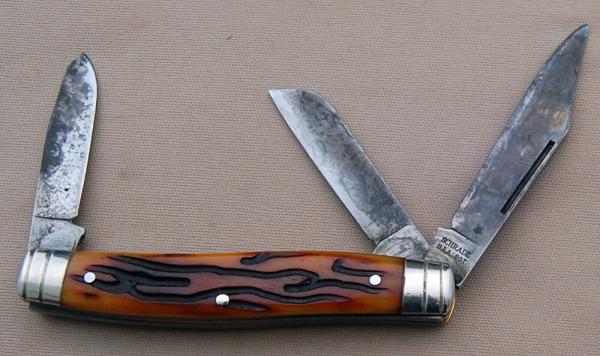 Ivoryman's Schrade USA Senior Stockman #80T, 4.000" In Excellent Condition (AE) Ivoryman's Schrade USA Senior Stockman #80T, 4.000" In Excellent Condition (AE)