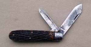 Ivoryman's Robeson 2-Blade Barehead Jack, 3.375" In Excellent Condition (AX)