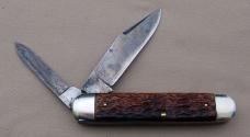 Ivoryman's Camillus Sword Brand 2-Blade Equal End, 3.625" In Excellent Condition (AT)