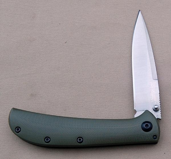 Ivoryman's Kershaw Al Mar Designed Assisted Flipper #2335GRN, 3.750" In Excellent Condition (AQ) Ivoryman's Kershaw Al Mar Designed Assisted Flipper #2335GRN, 3.750" In Excellent Condition (AQ)