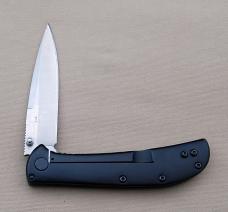 Ivoryman's Kershaw Al Mar Designed Assisted Flipper #2335GRN, 3.750" In Excellent Condition (AQ)