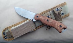 Ivoryman's Ka-Bar Becker Short Drop Point #BK16 Fixed-Blade, 9.000" In Near Mint Condition (HH)