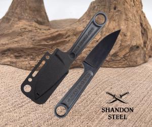 Ka-Bar Wrench Knife Forged 425 High Carbon Drop Point Blade and Handle KB1119BK