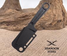 Ka-Bar Wrench Knife Forged 425 High Carbon Drop Point Blade and Handle KB1119BK
