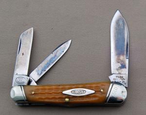 Ivoryman's Case Classic Humpback Stockman #63046, 3.625" In Excellent Condition (E)