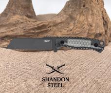 Ka-Bar Les George Cool Name Sheepsfoot 4.625" 1095 Cro-Van Blade w/ Sheath 7701
