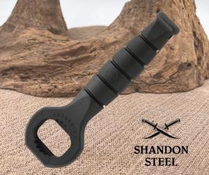 Ka-Bar Ka-Barley Bottle Opener-Black Trad Oval Handle Easily Pry Bottle Caps