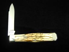 Titusville Cutlery Mammoth Bark Ivory Lexingtonian Coffin Jack Knife Rare 1 of 30 COA USA Made