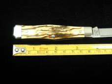 Titusville Cutlery Mammoth Bark Ivory Lexingtonian Coffin Jack Knife Rare 1 of 30 COA USA Made